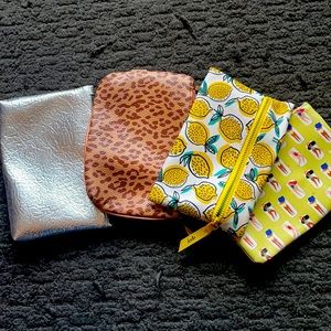 Assorted small make up bags